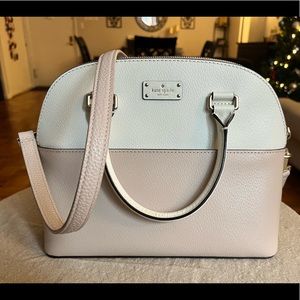 Kate Spade cream/white shoulder bag